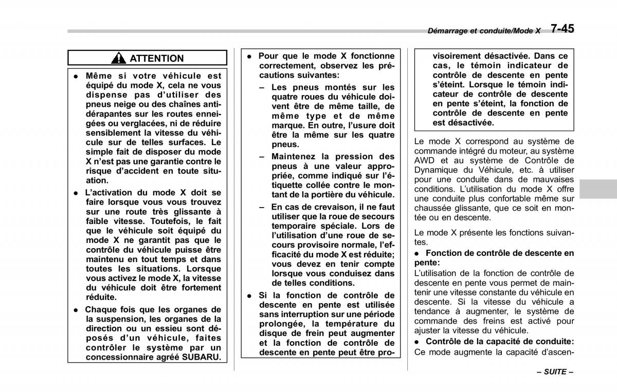 Subaru Forester IV 4 manuel du proprietaire / page 418