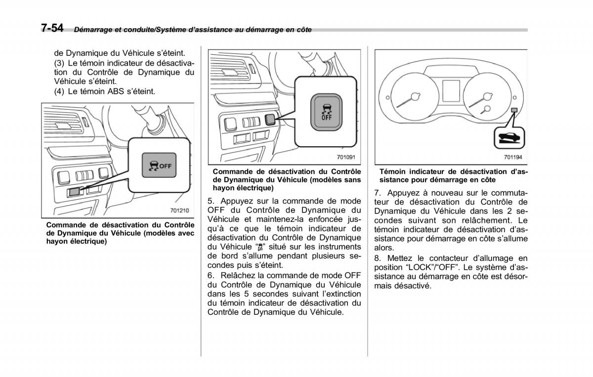 Subaru Forester IV 4 manuel du proprietaire / page 427