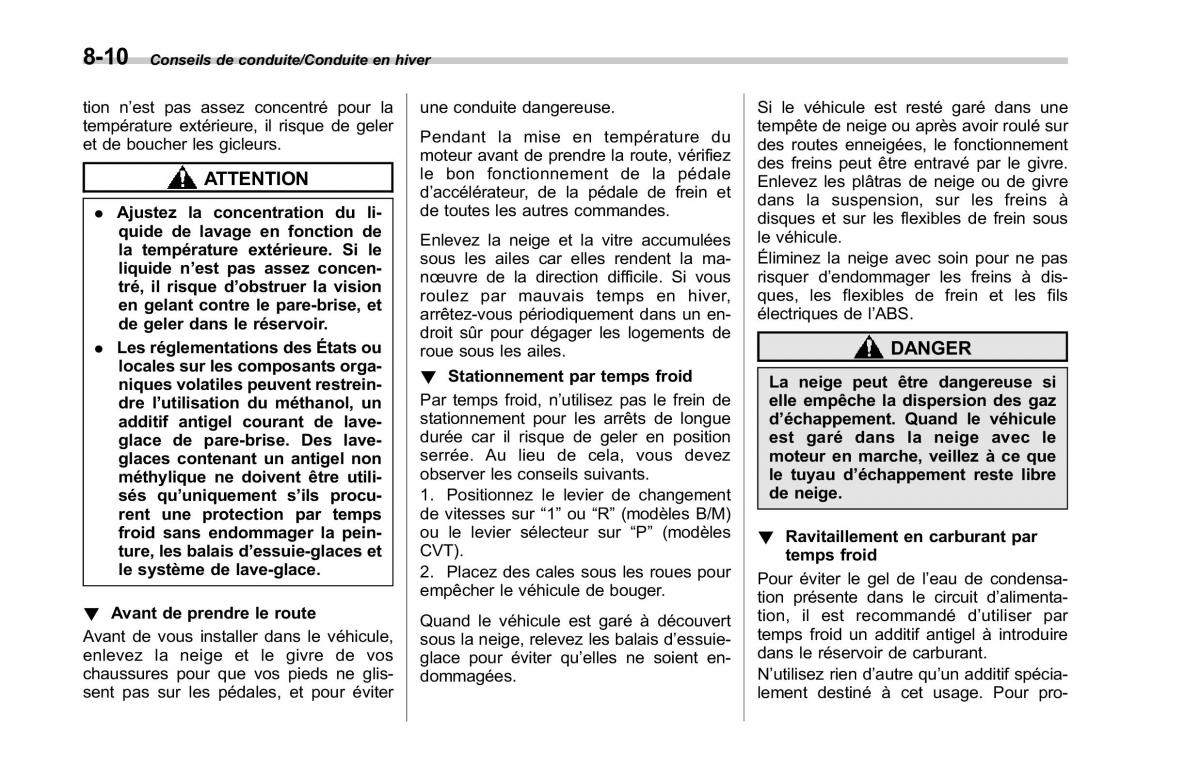 Subaru Forester IV 4 manuel du proprietaire / page 443