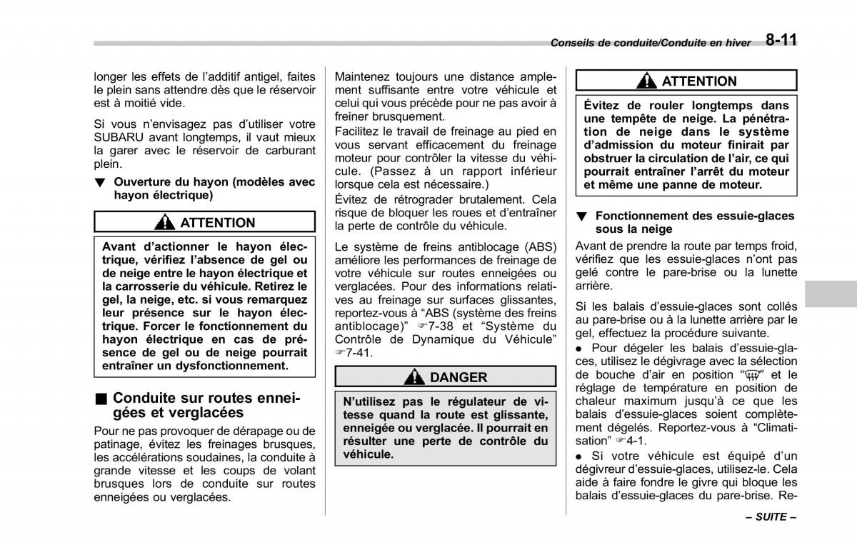 Subaru Forester IV 4 manuel du proprietaire / page 444