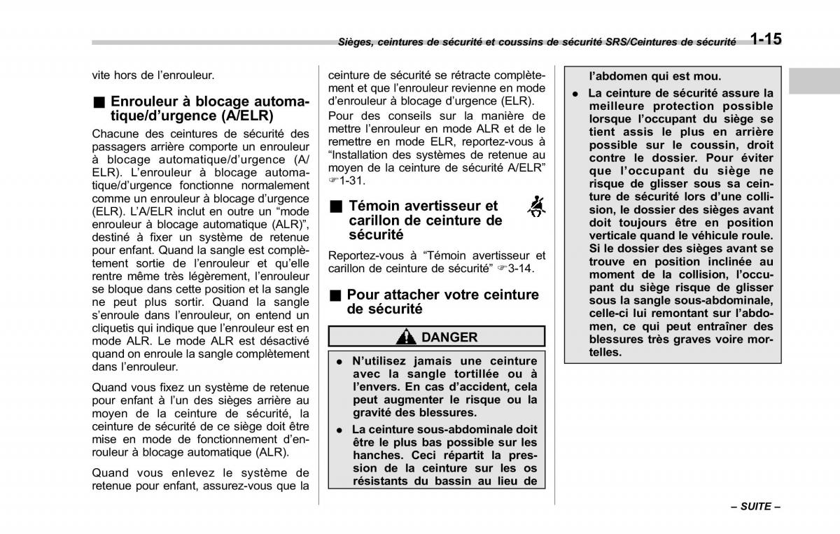 Subaru Forester IV 4 manuel du proprietaire / page 46