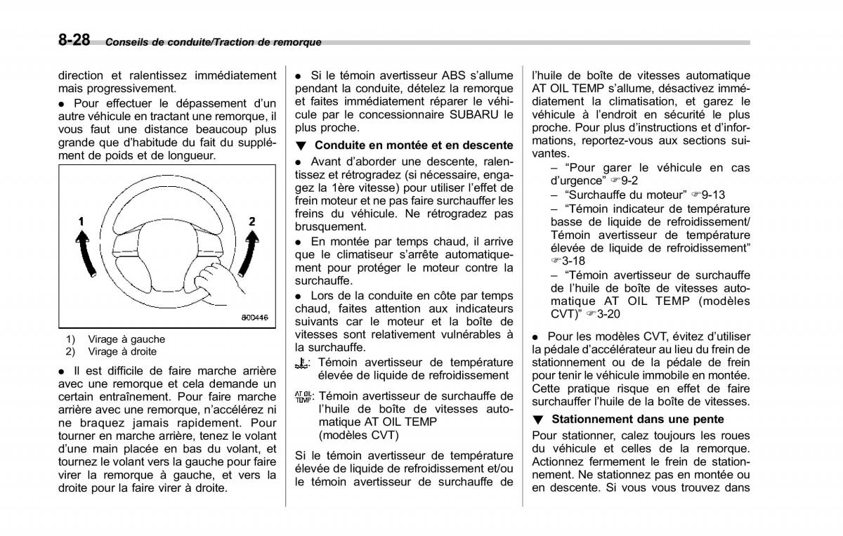 Subaru Forester IV 4 manuel du proprietaire / page 461