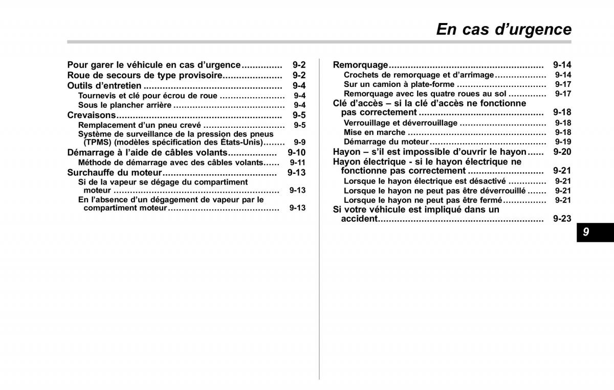 Subaru Forester IV 4 manuel du proprietaire / page 464