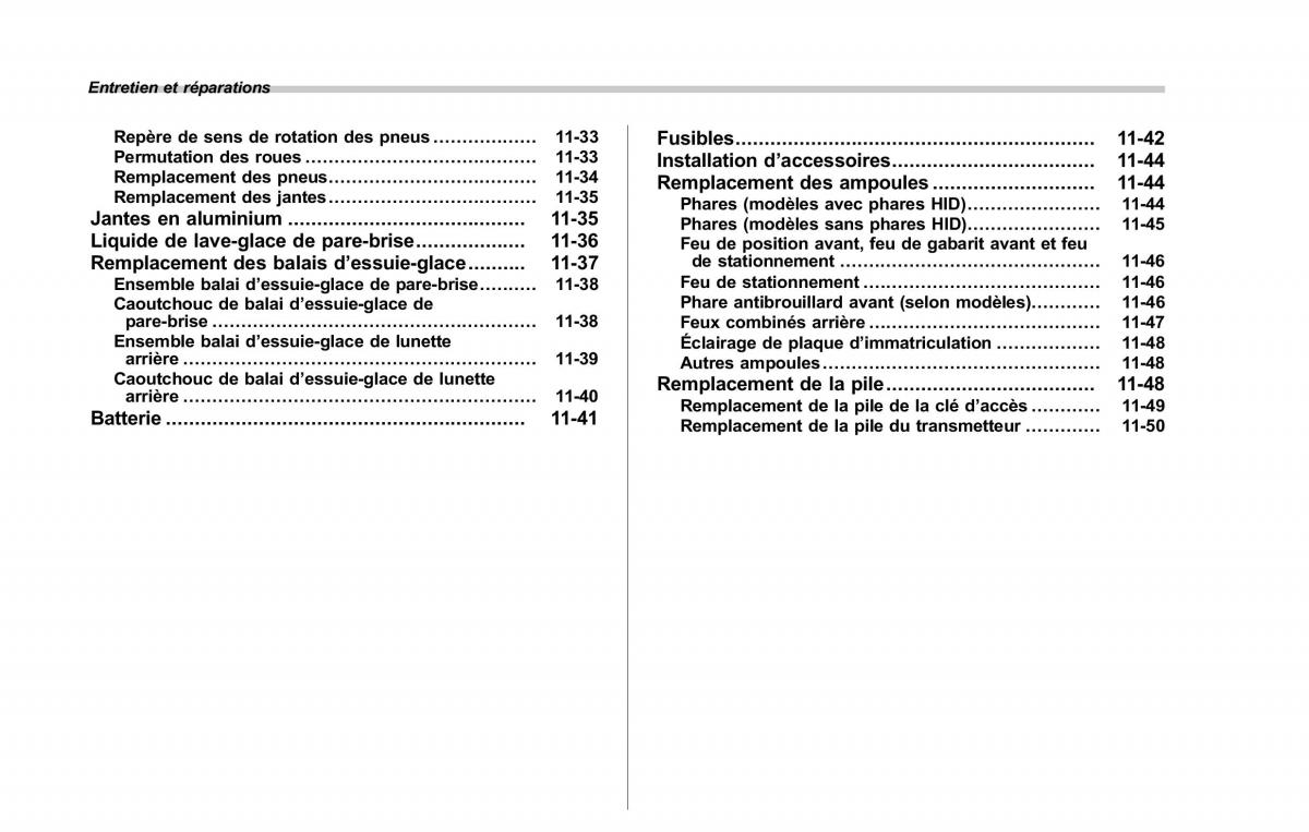 Subaru Forester IV 4 manuel du proprietaire / page 495