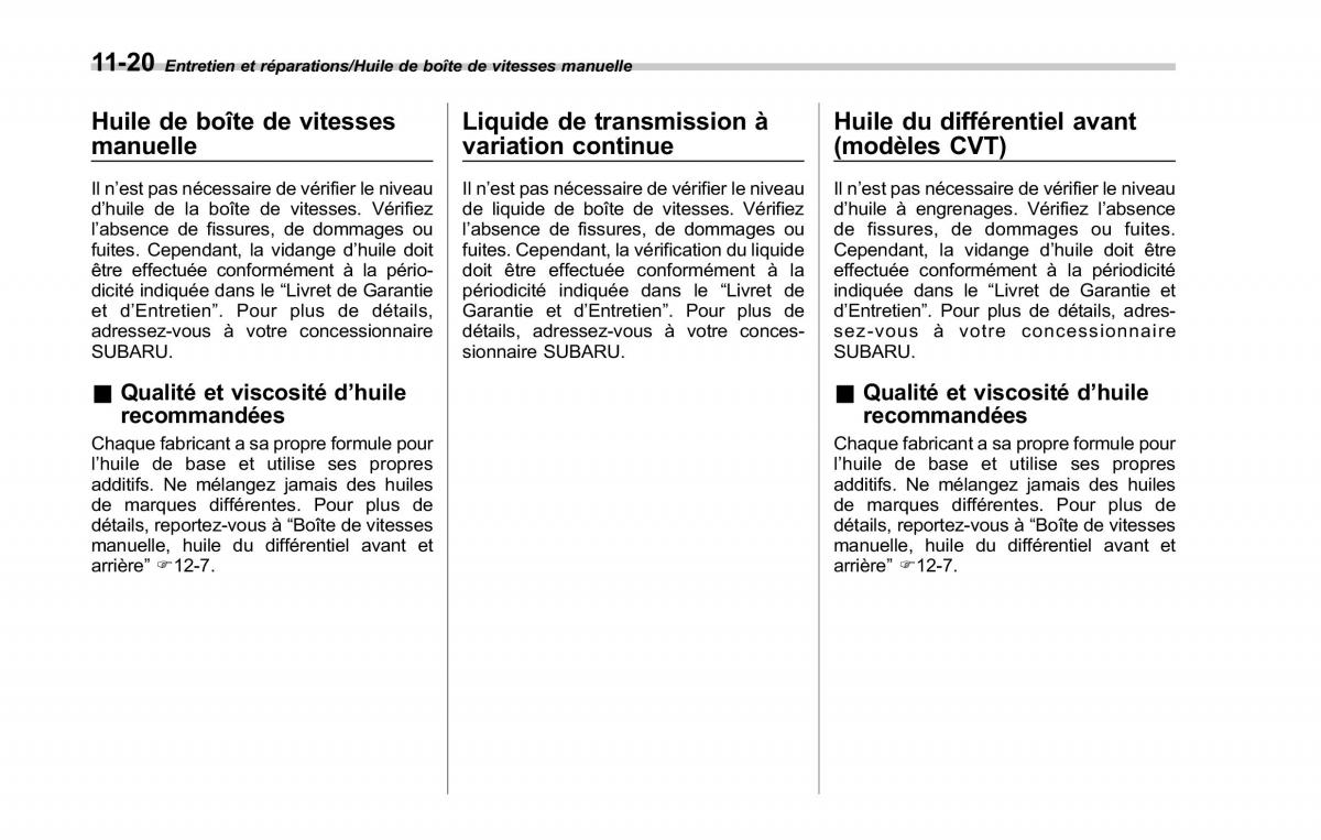 Subaru Forester IV 4 manuel du proprietaire / page 513