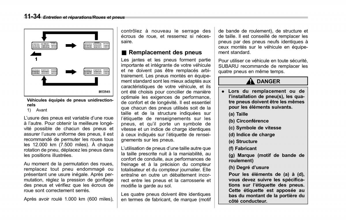 Subaru Forester IV 4 manuel du proprietaire / page 527