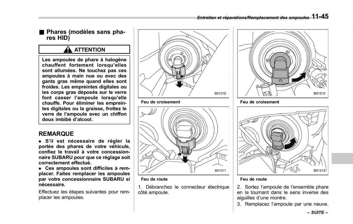 Subaru Forester IV 4 manuel du proprietaire / page 538