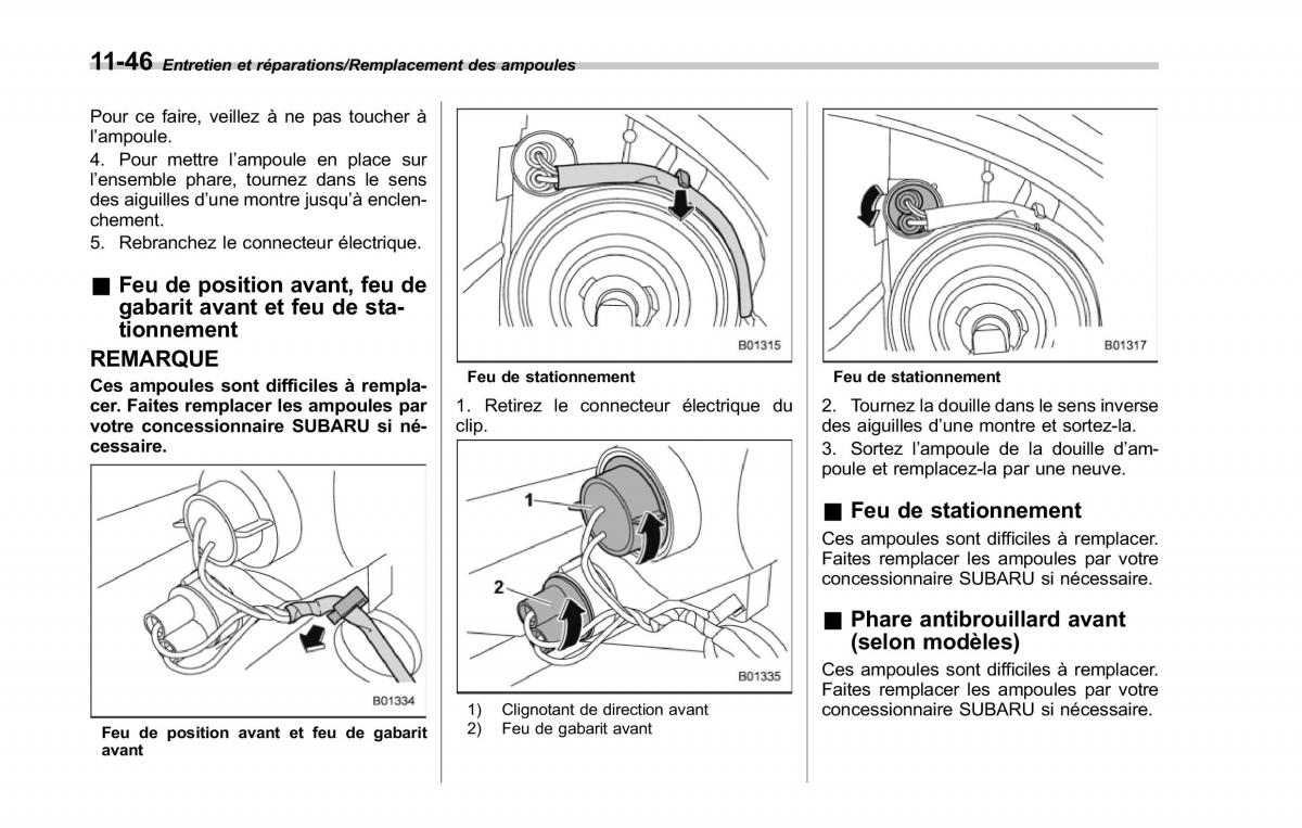 Subaru Forester IV 4 manuel du proprietaire / page 539