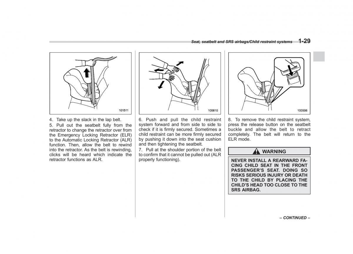 Subaru Forester IV 4 owners manual / page 56