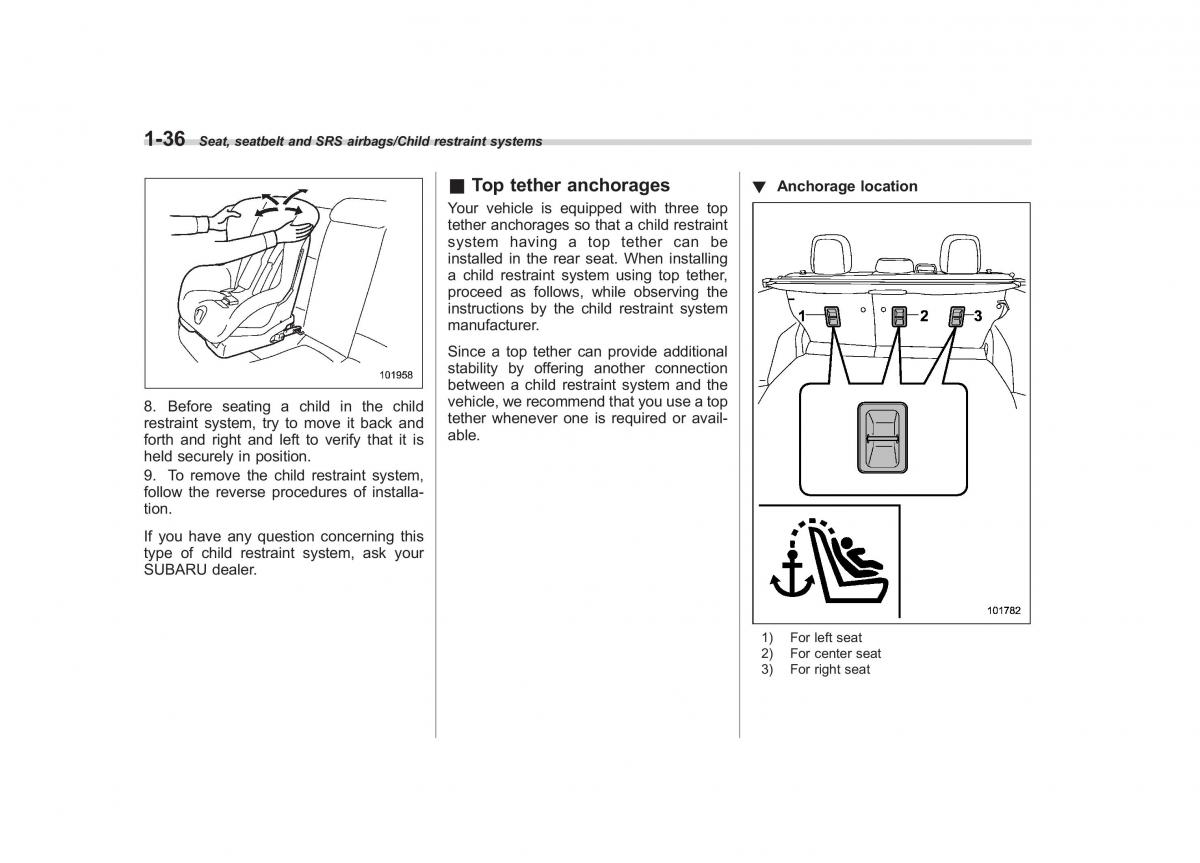 Subaru Forester IV 4 owners manual / page 63