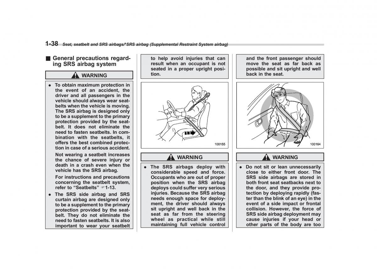 Subaru Forester IV 4 owners manual / page 65