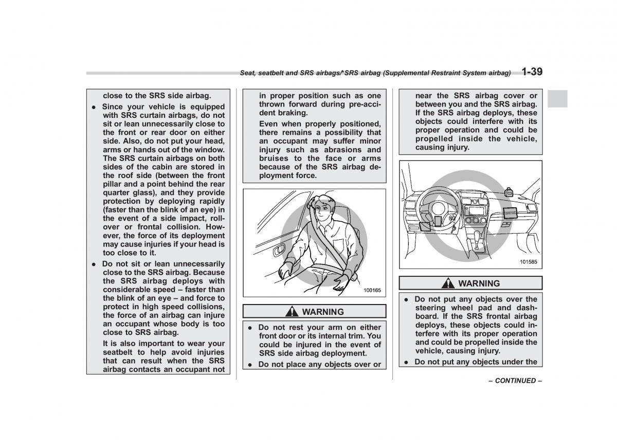 Subaru Forester IV 4 owners manual / page 66