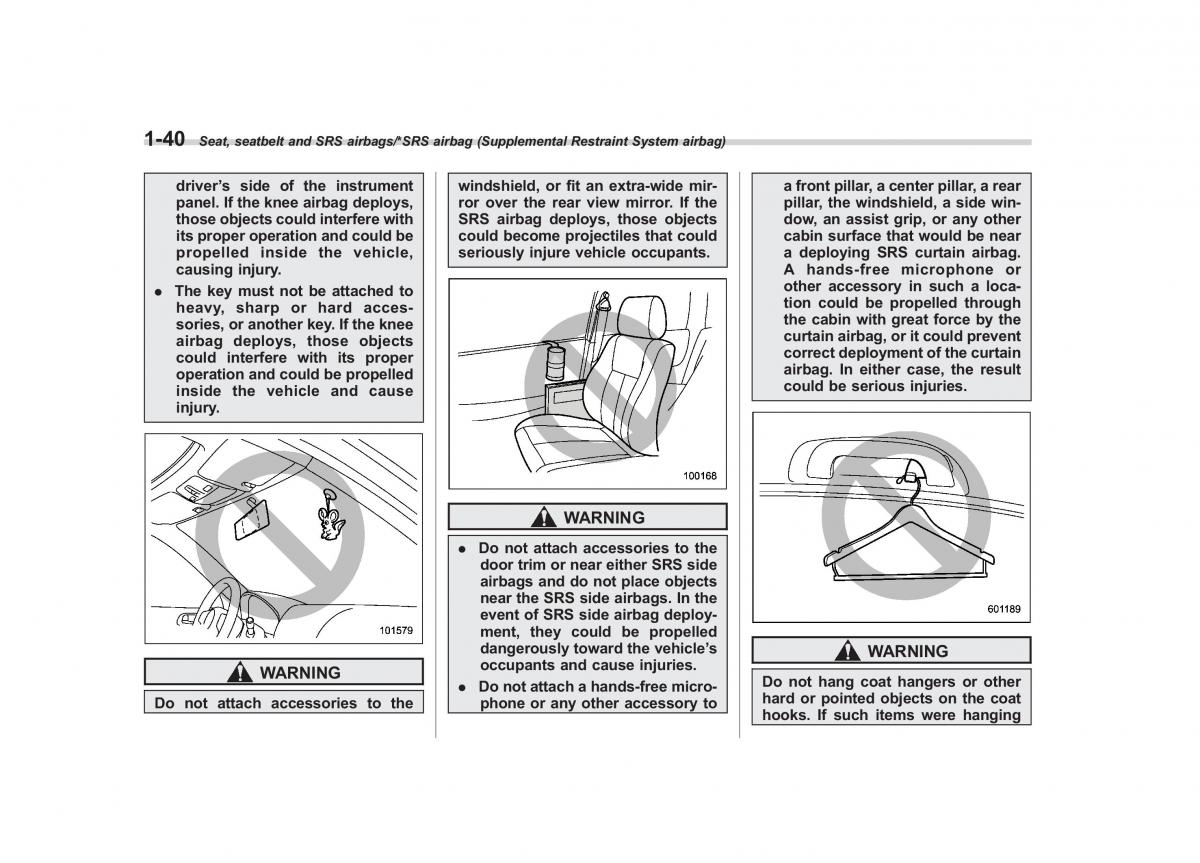 Subaru Forester IV 4 owners manual / page 67