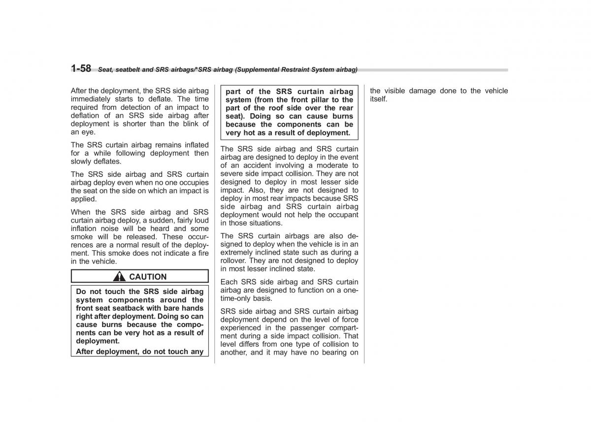 Subaru Forester IV 4 owners manual / page 85