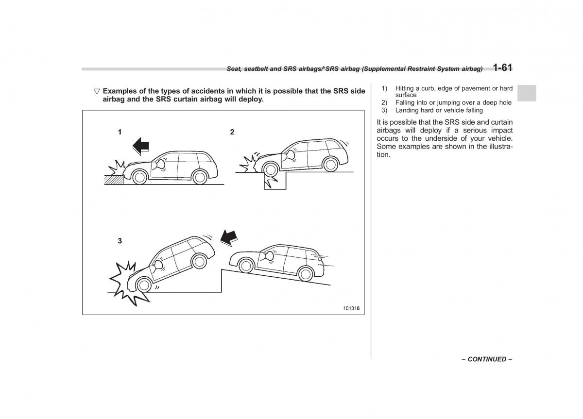 Subaru Forester IV 4 owners manual / page 88