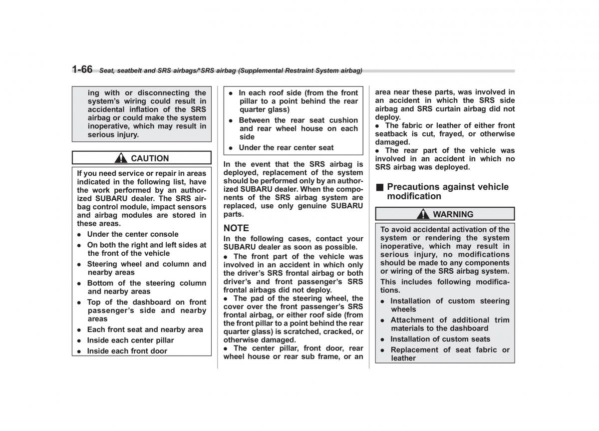 Subaru Forester IV 4 owners manual / page 93