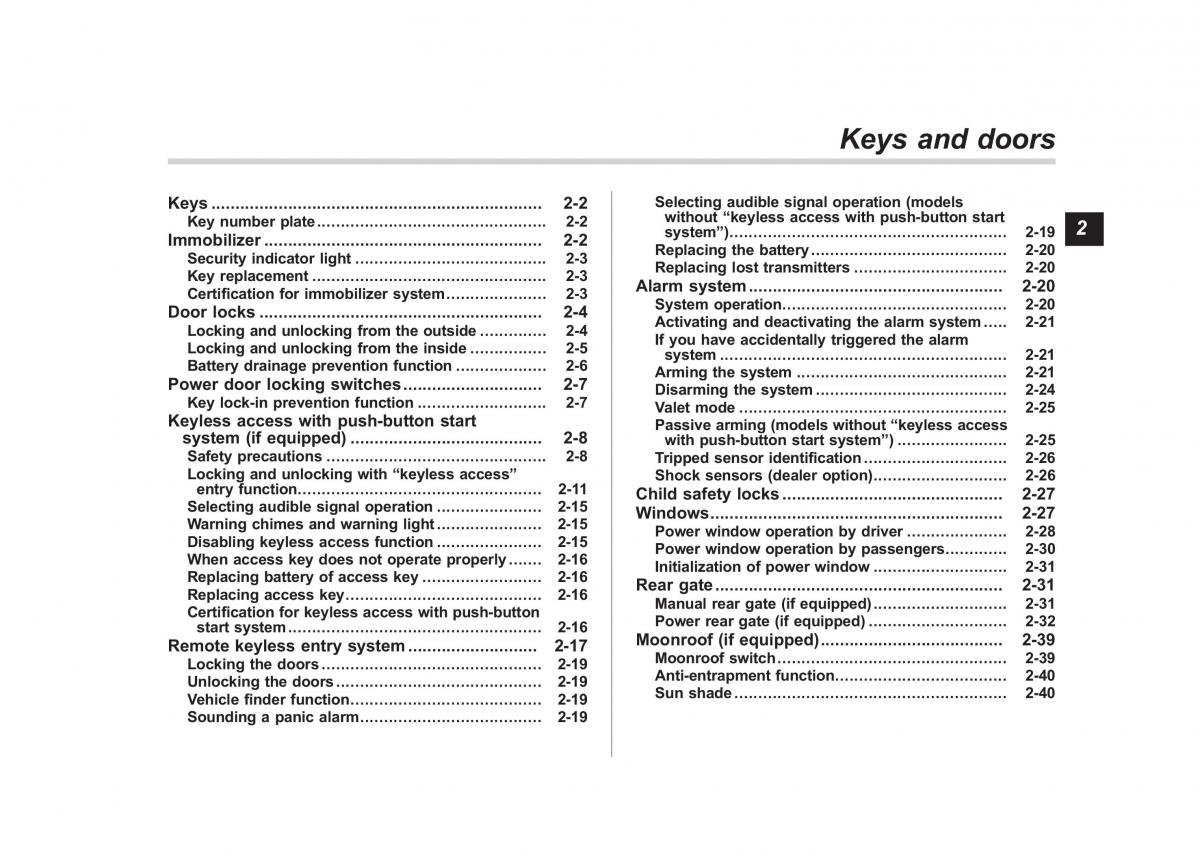 Subaru Forester IV 4 owners manual / page 96