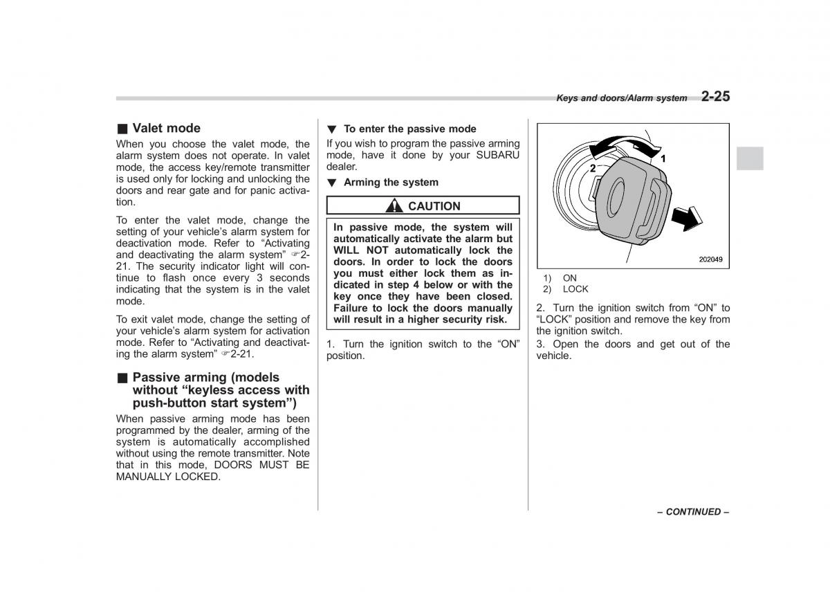 Subaru Forester IV 4 owners manual / page 120