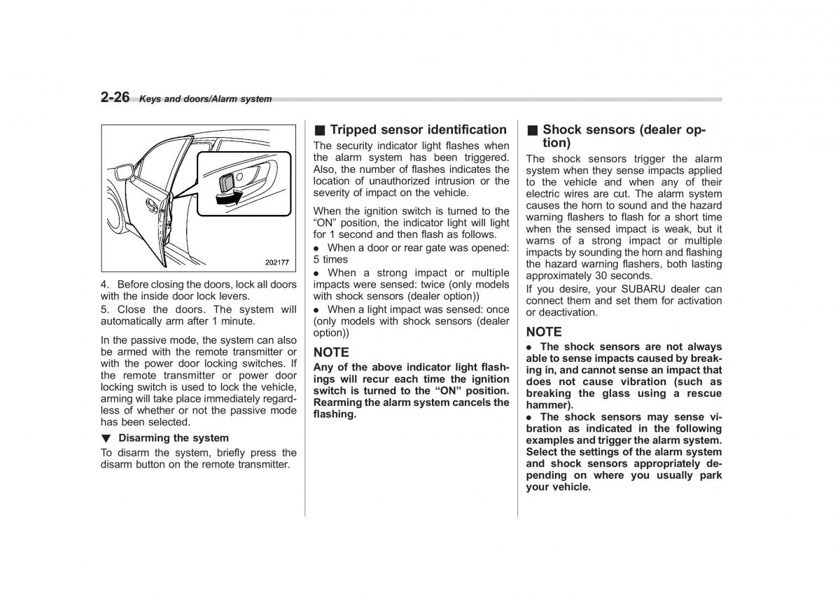 Subaru Forester IV 4 owners manual / page 121