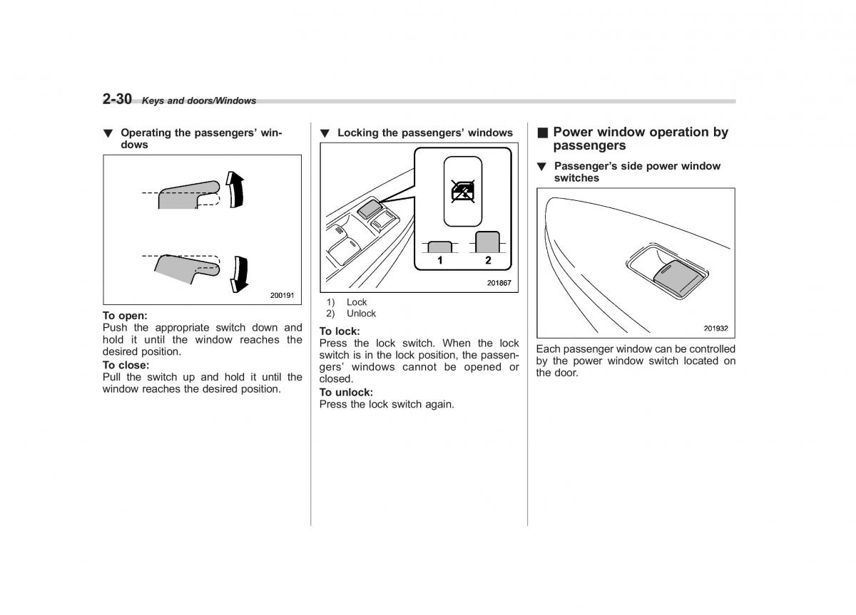 Subaru Forester IV 4 owners manual / page 125