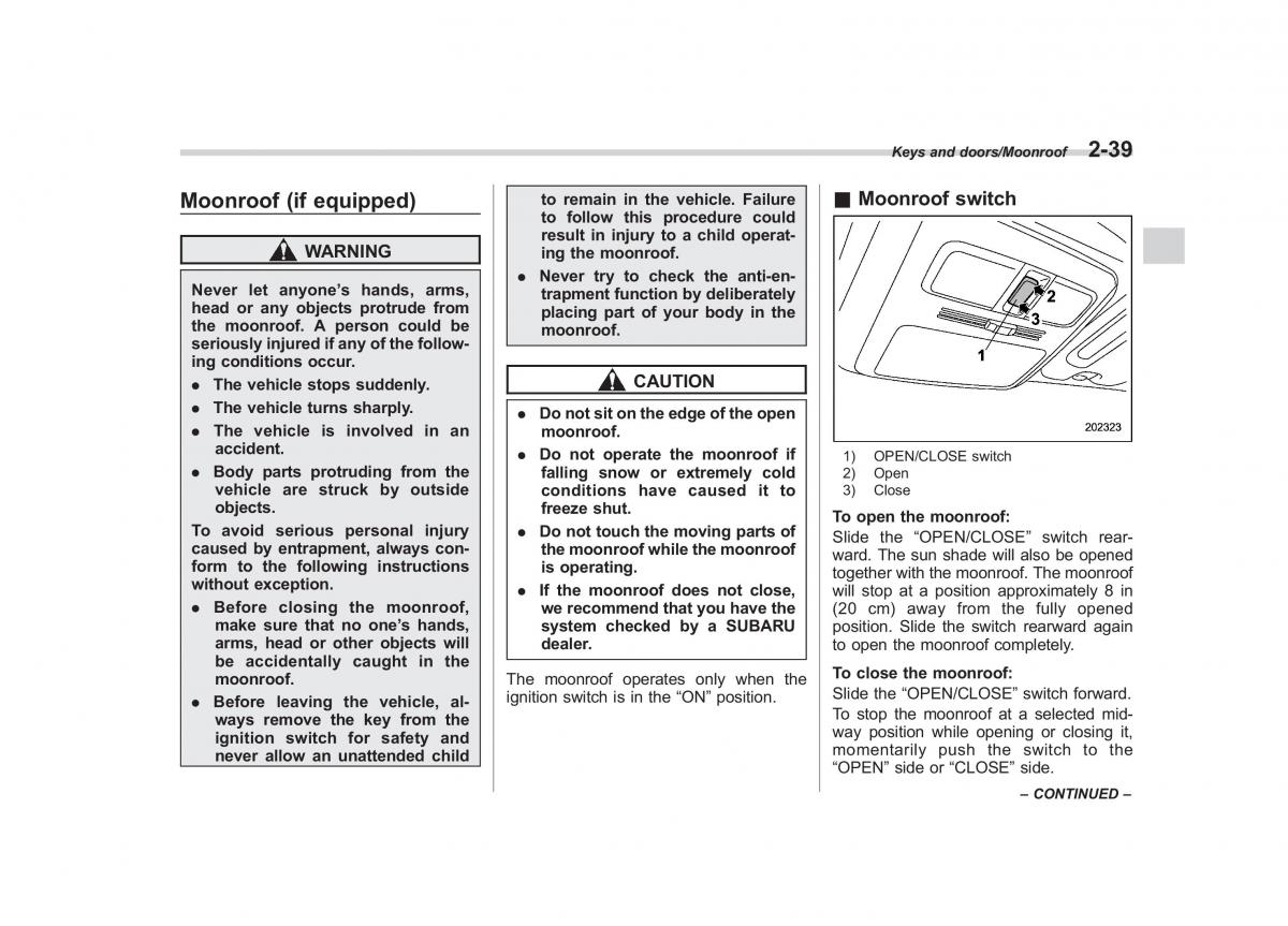 Subaru Forester IV 4 owners manual / page 134