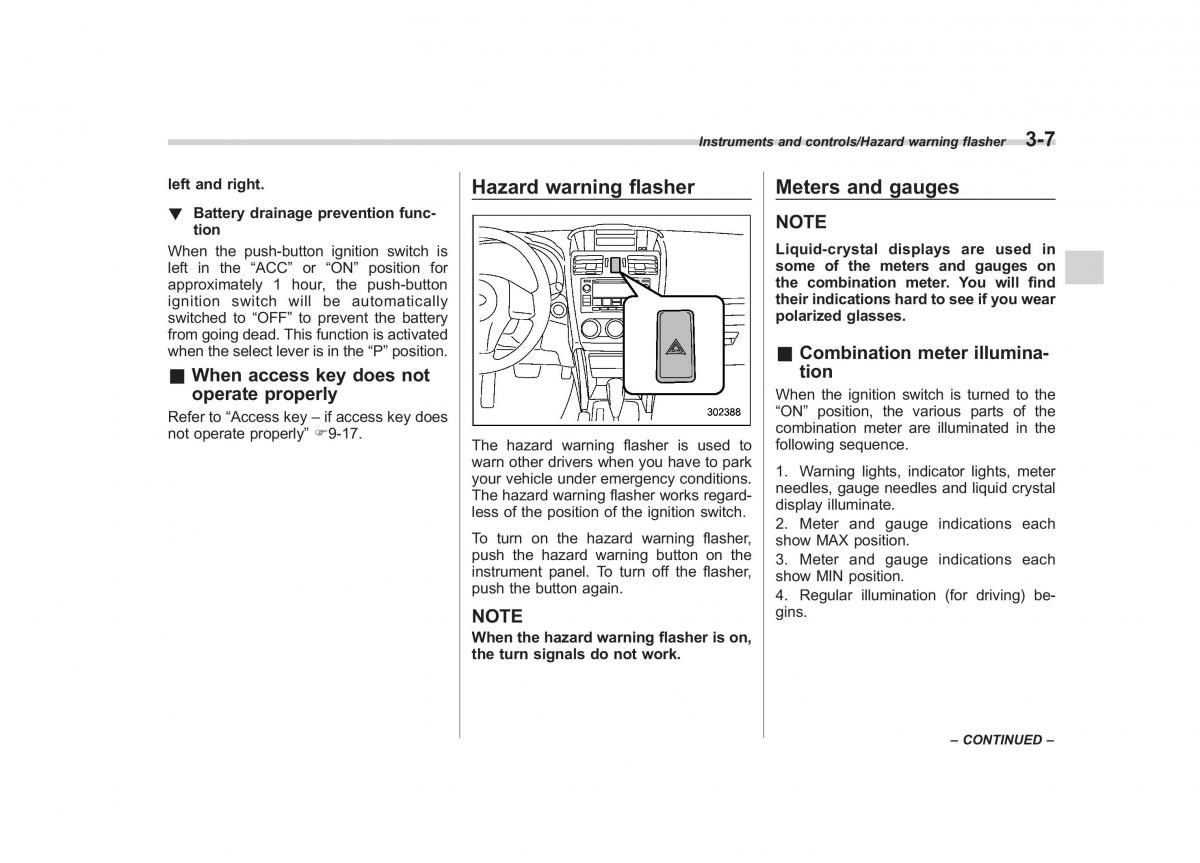 Subaru Forester IV 4 owners manual / page 142