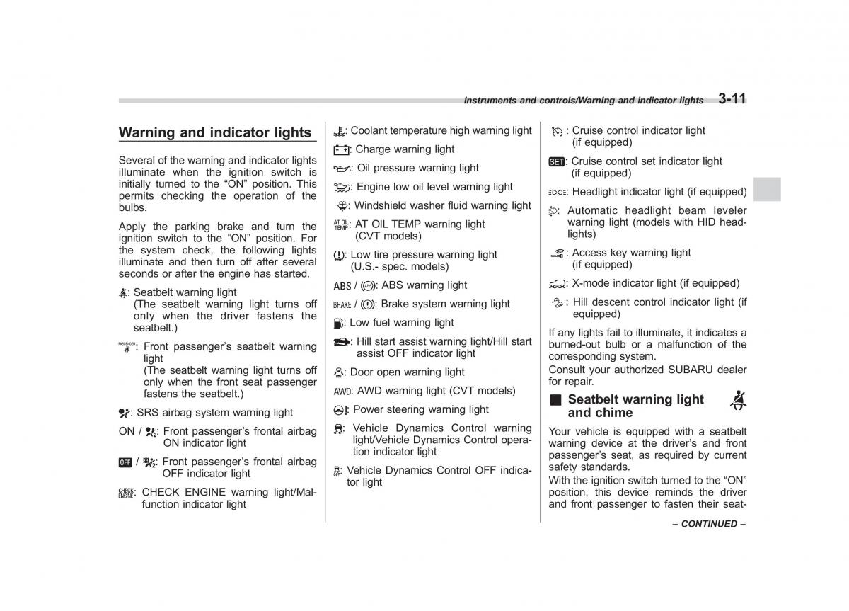 Subaru Forester IV 4 owners manual / page 146