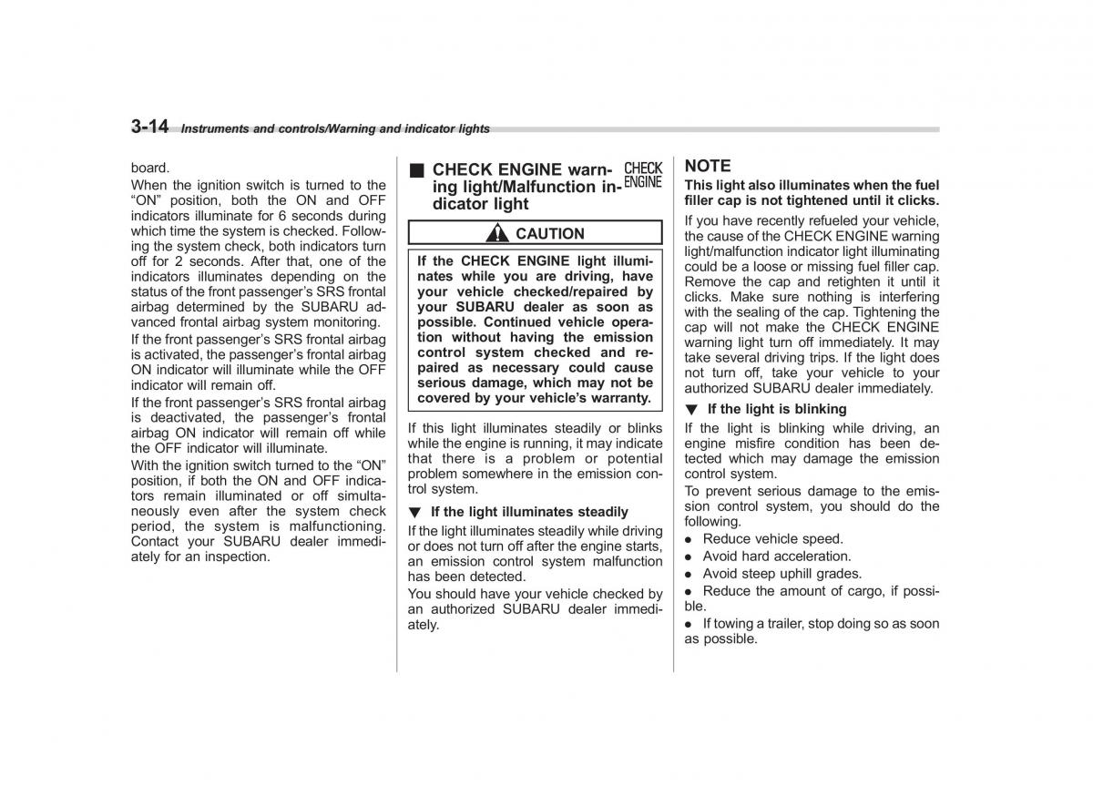 Subaru Forester IV 4 owners manual / page 149