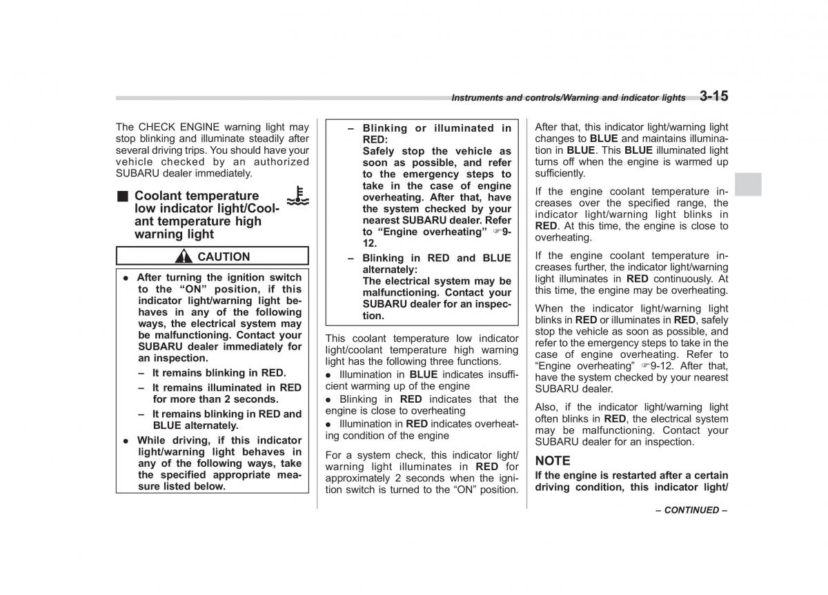 Subaru Forester IV 4 owners manual / page 150