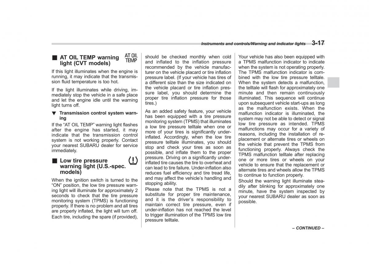 Subaru Forester IV 4 owners manual / page 152