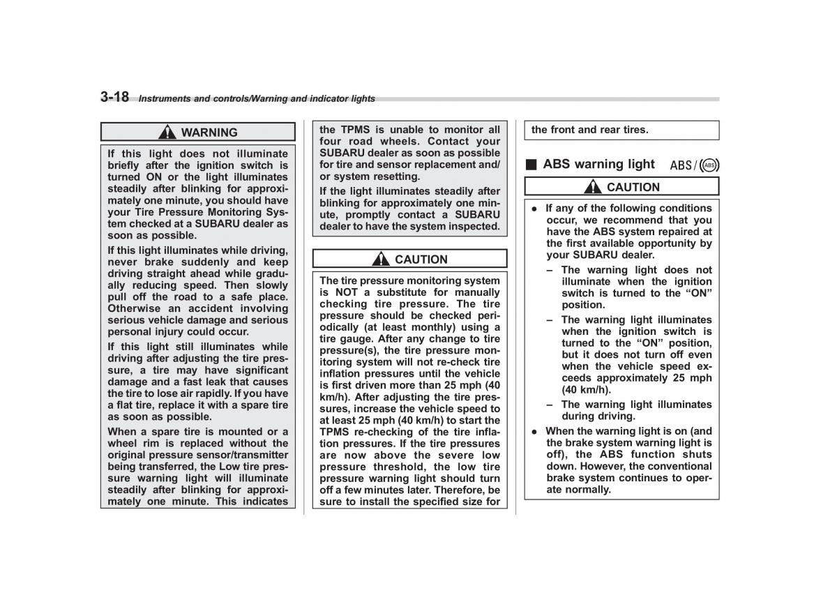 Subaru Forester IV 4 owners manual / page 153