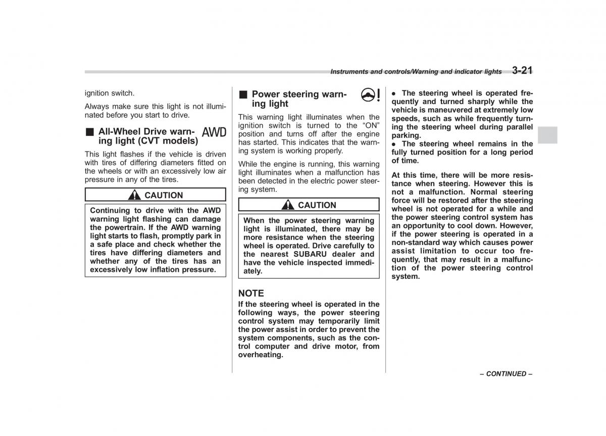 Subaru Forester IV 4 owners manual / page 156