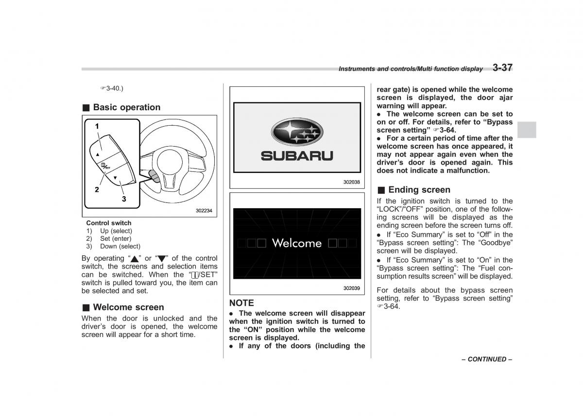 Subaru Forester IV 4 owners manual / page 172