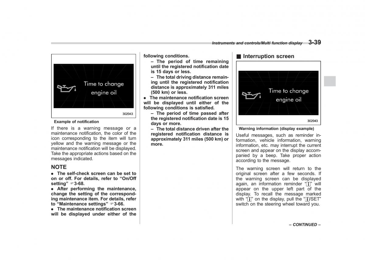 Subaru Forester IV 4 owners manual / page 174