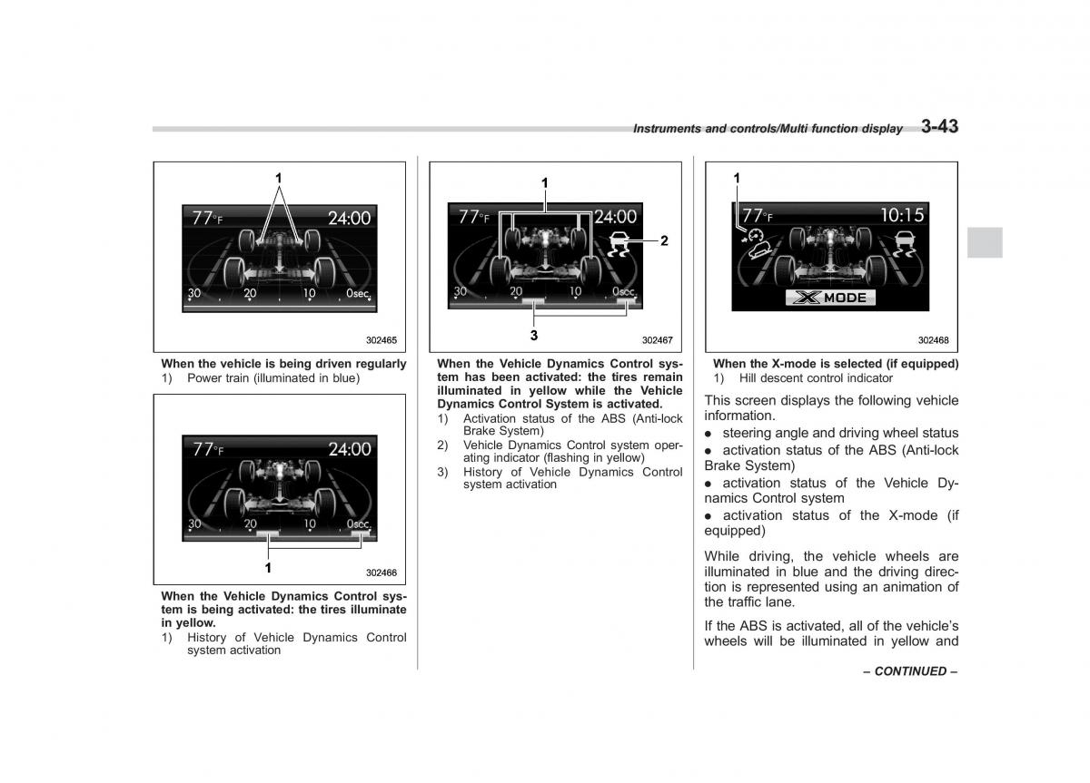 Subaru Forester IV 4 owners manual / page 178