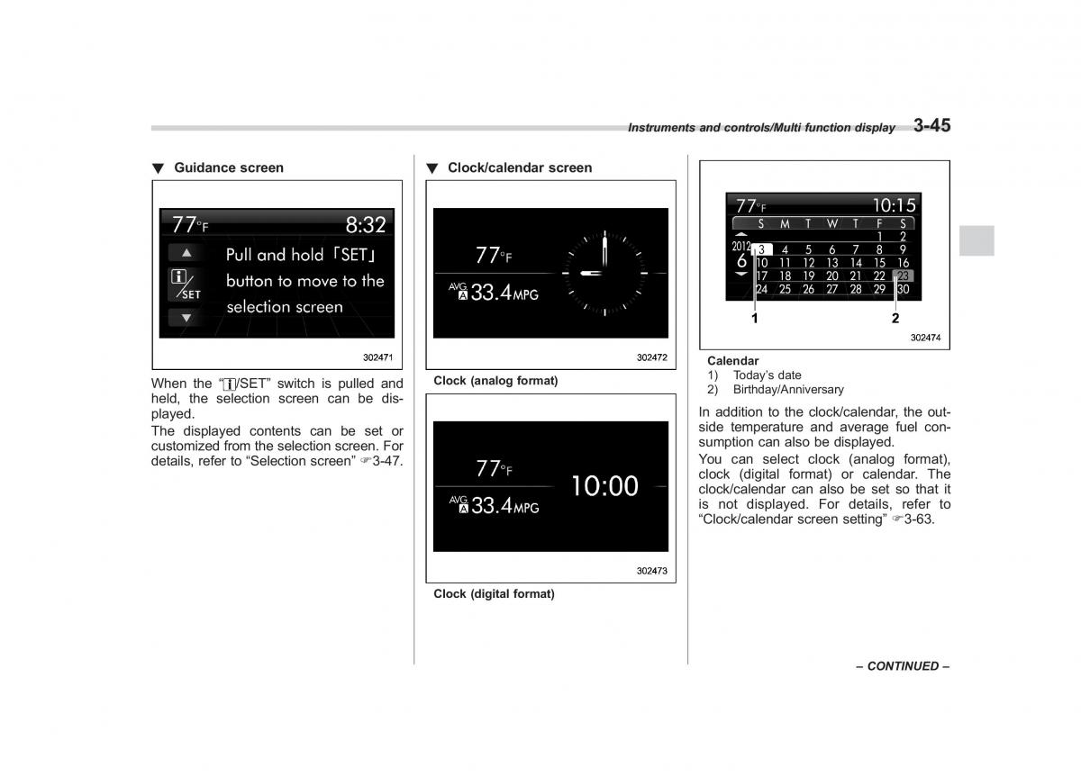 Subaru Forester IV 4 owners manual / page 180