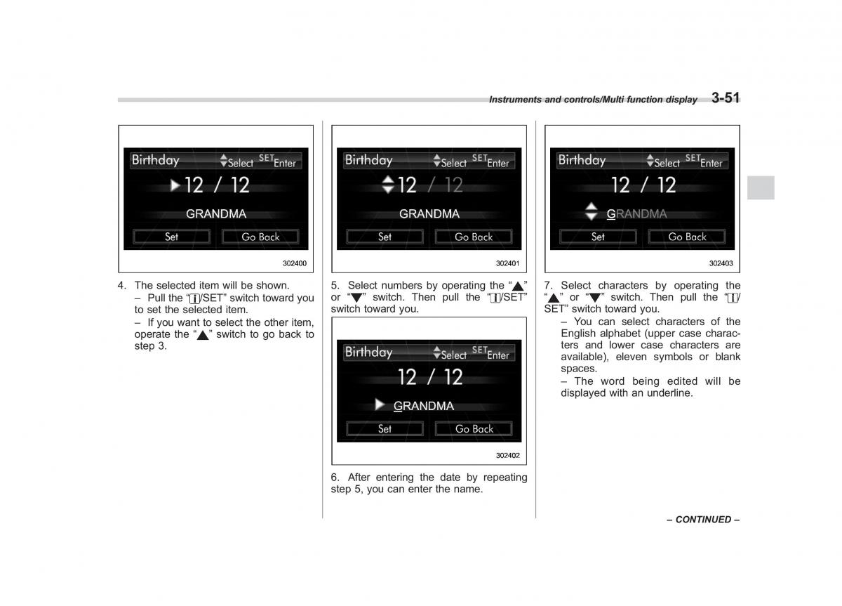 Subaru Forester IV 4 owners manual / page 186