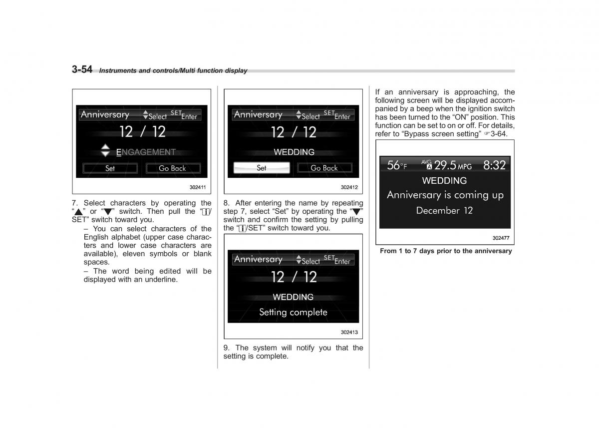 Subaru Forester IV 4 owners manual / page 189