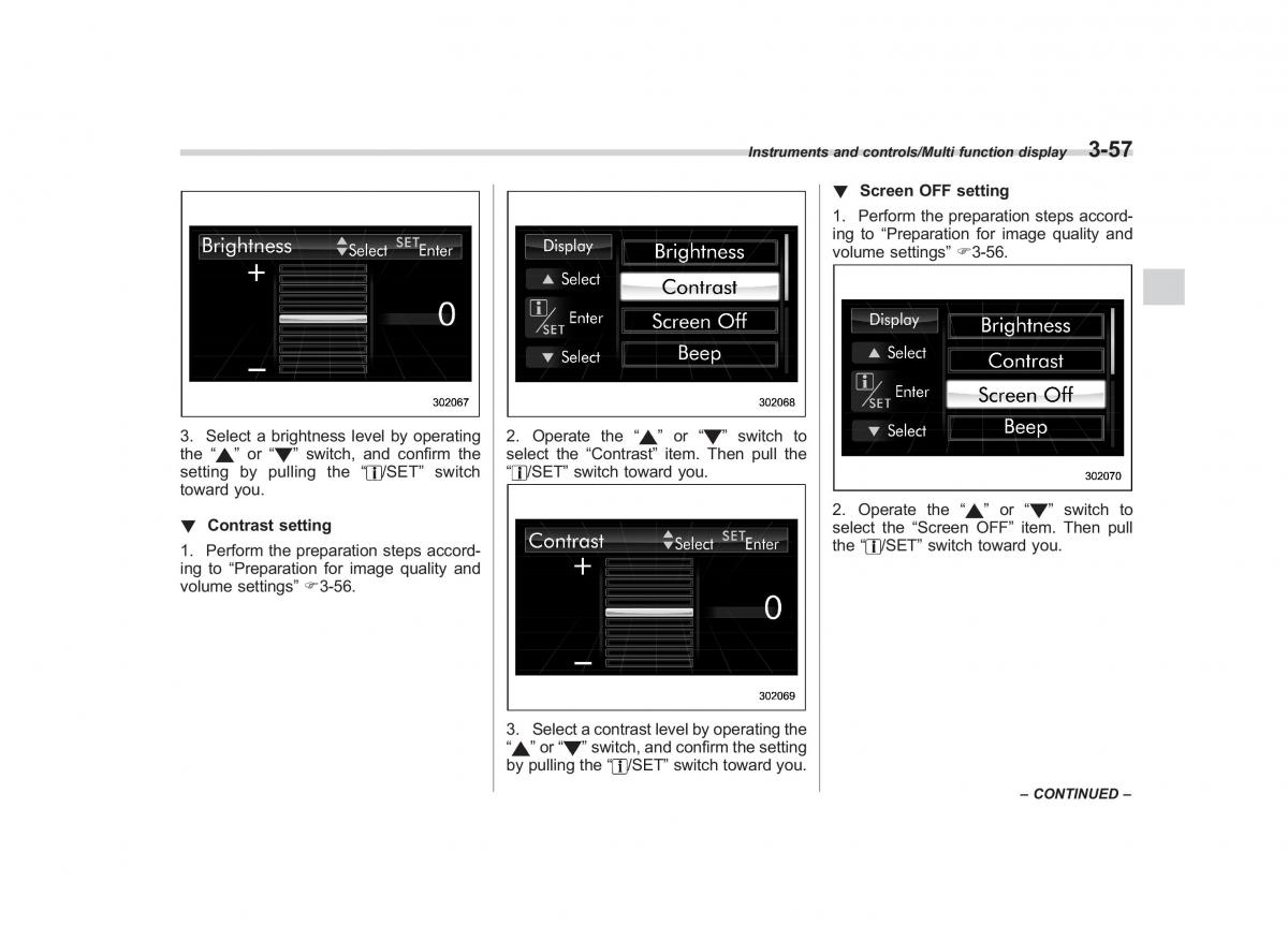 Subaru Forester IV 4 owners manual / page 192