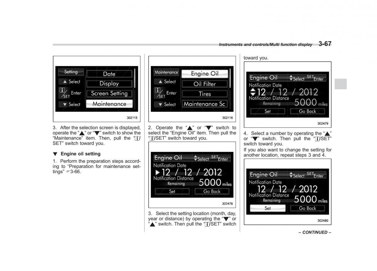 Subaru Forester IV 4 owners manual / page 202