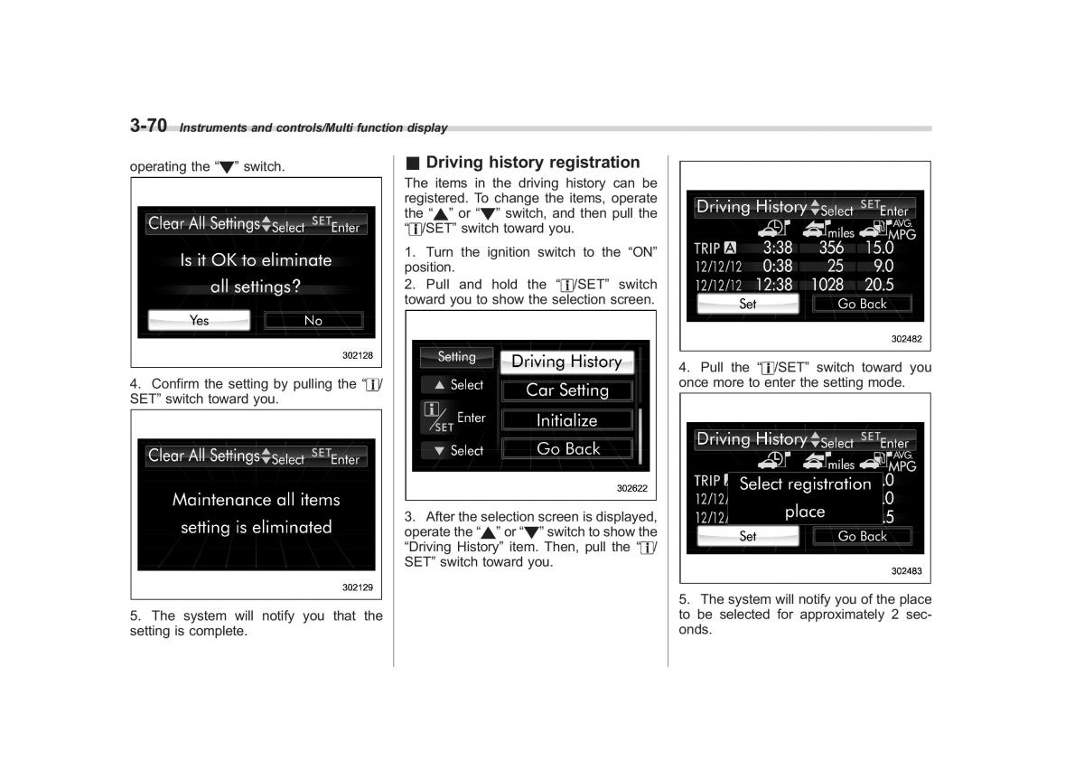 Subaru Forester IV 4 owners manual / page 205