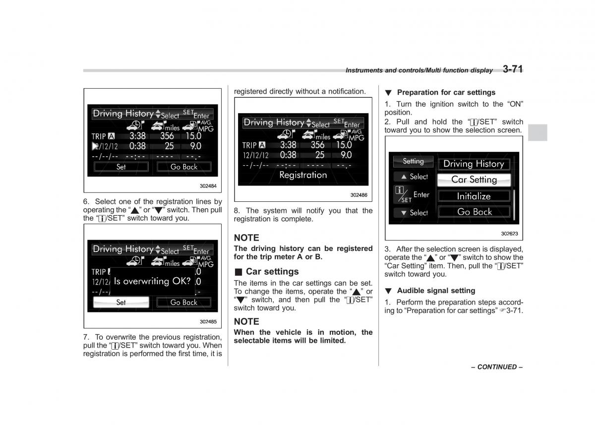 Subaru Forester IV 4 owners manual / page 206