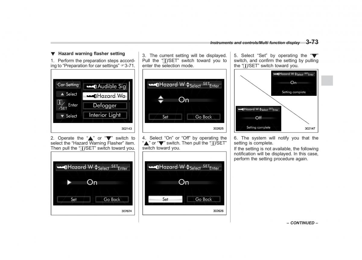 Subaru Forester IV 4 owners manual / page 208