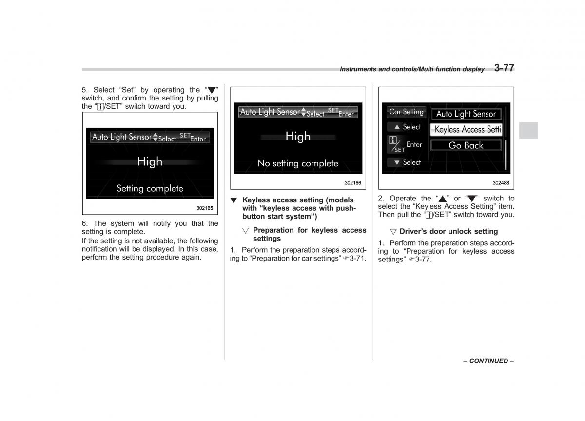 Subaru Forester IV 4 owners manual / page 212