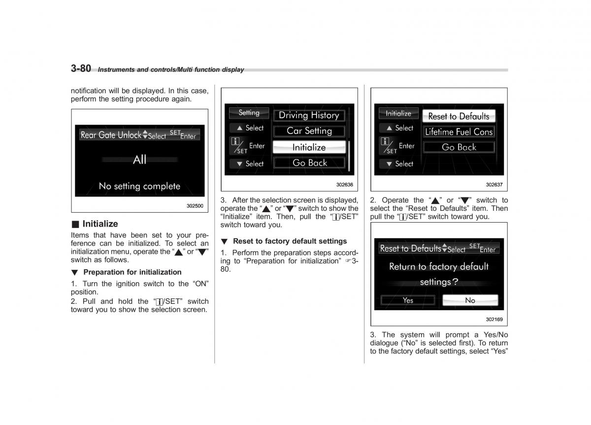 Subaru Forester IV 4 owners manual / page 215