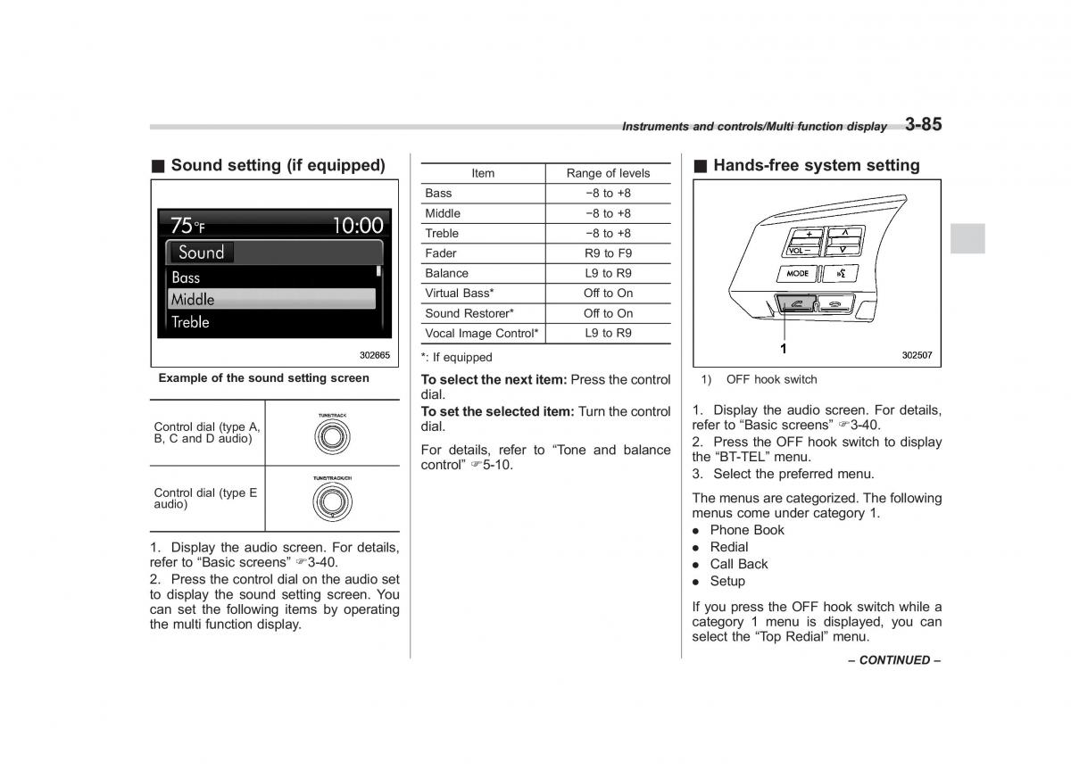 Subaru Forester IV 4 owners manual / page 220