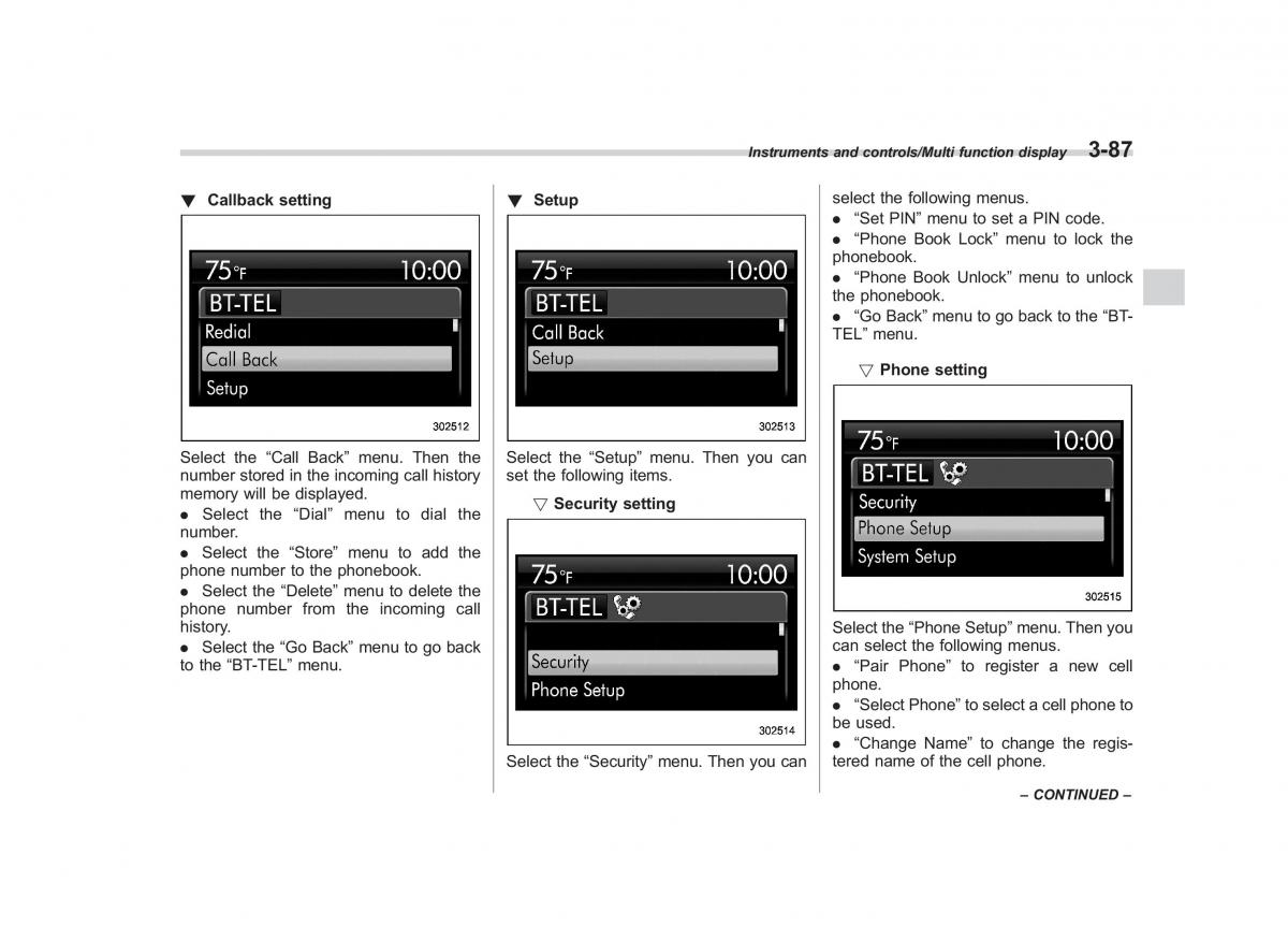 Subaru Forester IV 4 owners manual / page 222