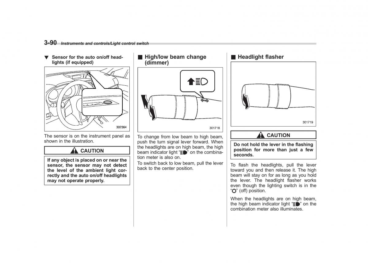 Subaru Forester IV 4 owners manual / page 225