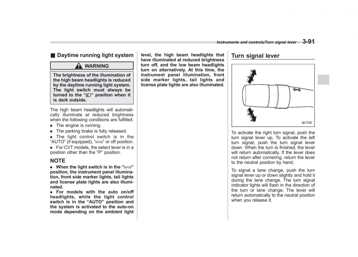 Subaru Forester IV 4 owners manual / page 226