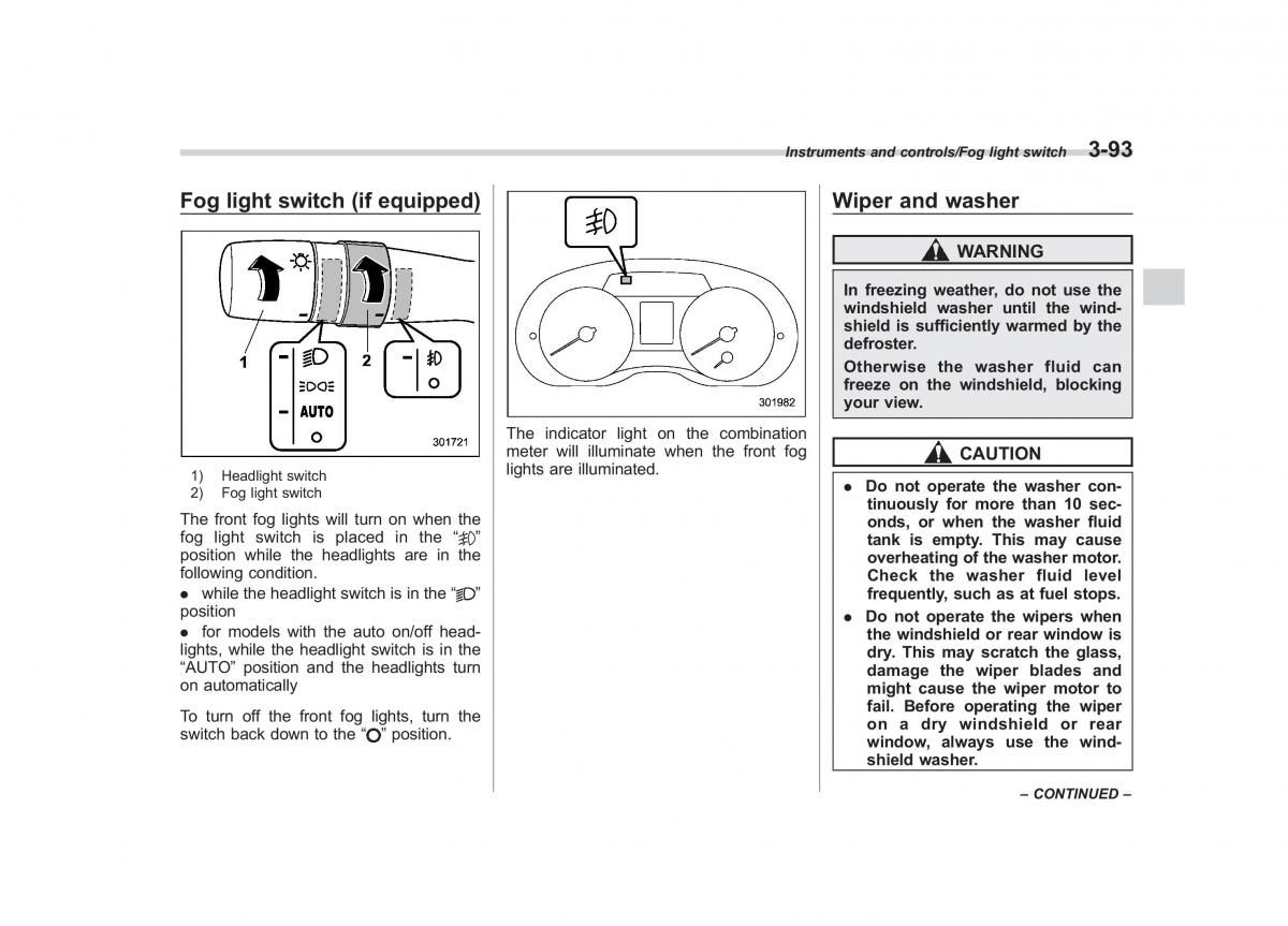 Subaru Forester IV 4 owners manual / page 228